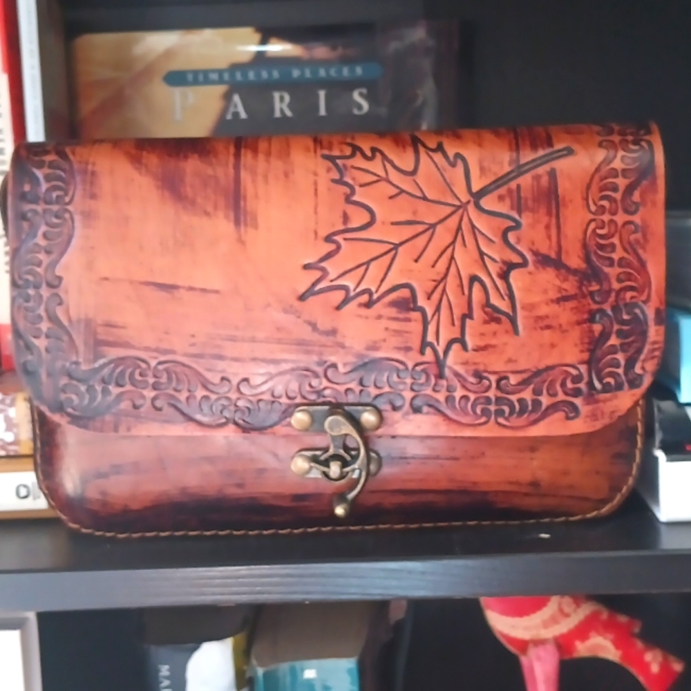 Handcrafted European leather bag